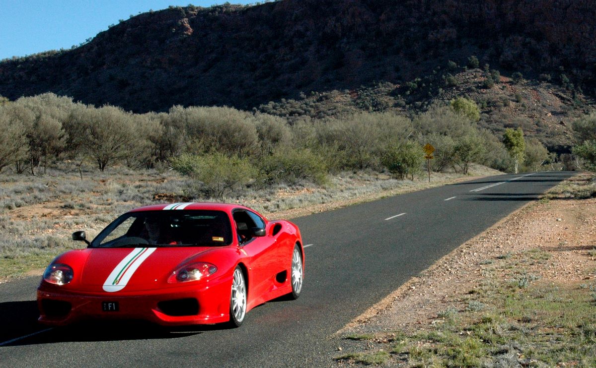 Ferrari Exotics in the Outback 2005: 165 Cam-Driveby12