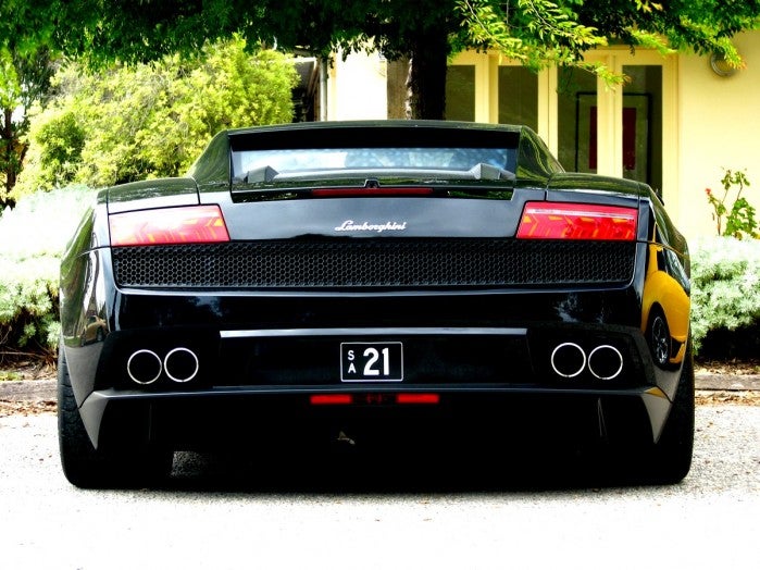 Lamborghini Gallardo Lp560 4 Black. Lamborghini club run. Image: