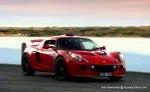 Car Lotus Exige S - Melbourne to Sydney: Lotus Exige S - red dawn on the dock Car Lotus Exige S - Melbourne to Sydney: Lotus Exige S - red dawn on the dock