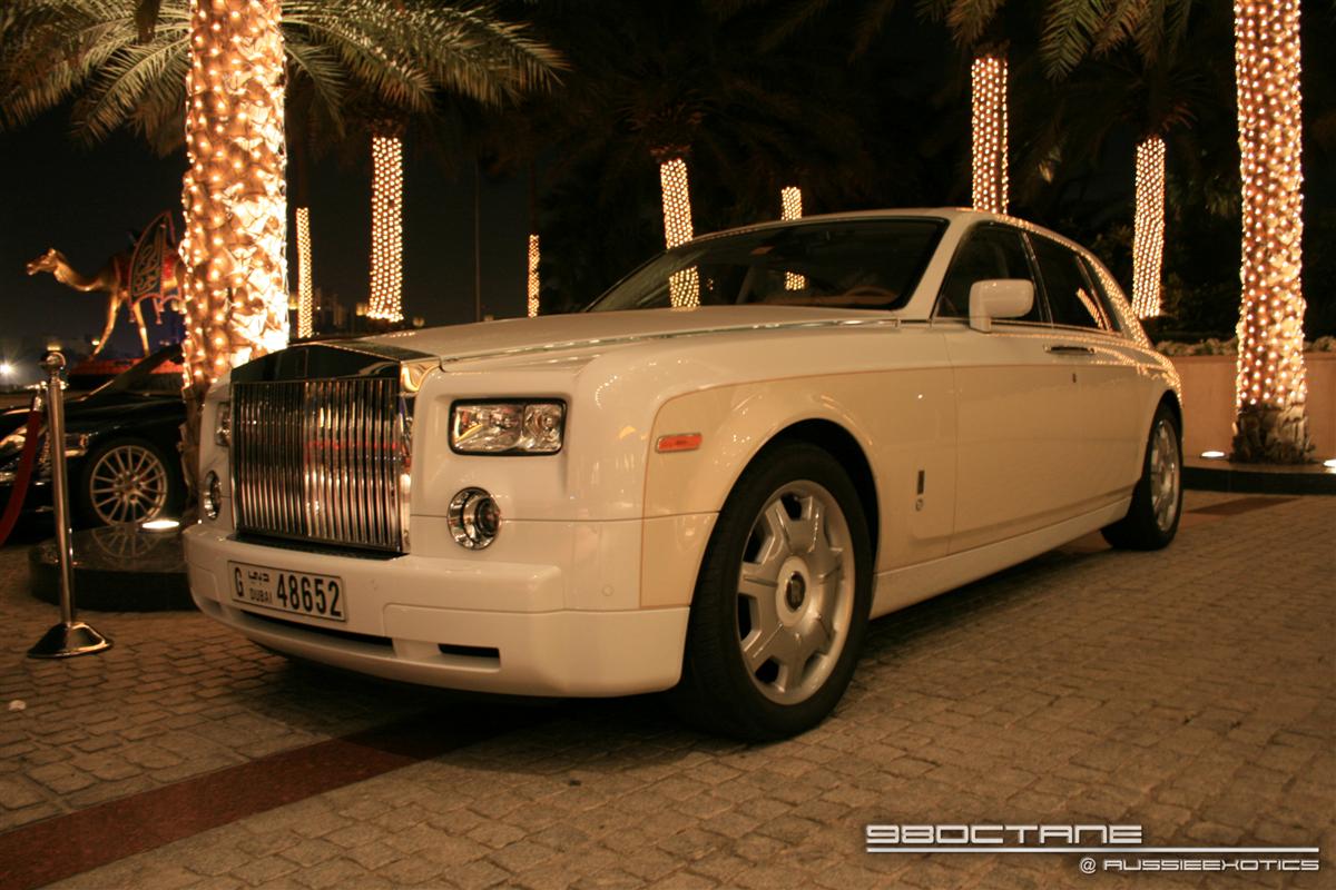 Rolls Exotics in Dubai Rolls Royce Phantom E front left