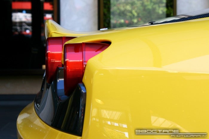 Wallpaper Yellow Street Ferrari 430 Scuderia Rear Lip Exotic Spotting In 