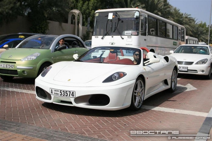 Image White Ferrari 360 Modena