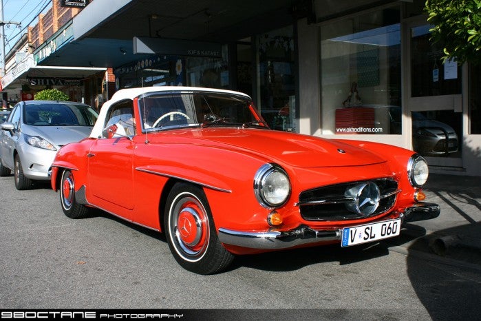 I saw this 190SL last year Classic looking car