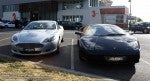 Melbourne Exotic Spotting in Melbourne: Aston Martin DB9 and Lamborghini Murcielago - front (Port Melbourne, Vic, 20 Sept 08) Melbourne Exotic Spotting in Melbourne: Aston Martin DB9 and Lamborghini Murcielago - front (Port Melbourne, Vic, 20 Sept 08)