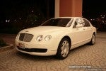 Pur Exotics in Dubai: Bentley Continental Flying Spur - E front left (white) Pur Exotics in Dubai: Bentley Continental Flying Spur - E front left (white)