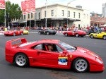 Australia Ferrari's 60th Anniversary Parade Melbourne 3 March 2007: Ferrari F40 - right profile, group (Lygon St, Carlton, VIC, Australia, 3 March 2007) Australia Ferrari's 60th Anniversary Parade Melbourne 3 March 2007: Ferrari F40 - right profile, group (Lygon St, Carlton, VIC, Australia, 3 March 2007)