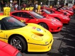 Car Ferrari's 60th Anniversary Parade Melbourne 3 March 2007: Ferrari group - F50, 360 etc (Argyle Place, Carlton, VIC, Australia, 3 March 2007) Car Ferrari's 60th Anniversary Parade Melbourne 3 March 2007: Ferrari group - F50, 360 etc (Argyle Place, Carlton, VIC, Australia, 3 March 2007)