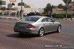 Benz Exotics in Dubai: Mercedes Benz CLS63 AMG - rear right Benz Exotics in Dubai: Mercedes Benz CLS63 AMG - rear right
