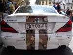 Italy Exotic Spotting in Europe: Mercedes Benz SL65 AMG Brabus - rear - Dustball 4000 Rally (Florence, Italy, 17-Jun-06) Italy Exotic Spotting in Europe: Mercedes Benz SL65 AMG Brabus - rear - Dustball 4000 Rally (Florence, Italy, 17-Jun-06)