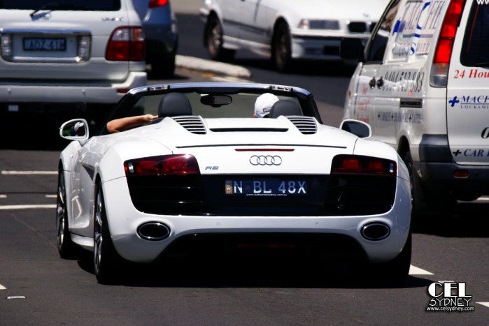 Audi R8 V10 Spyder Street Celsydneycom Exotic Spotting In Sydney Cel