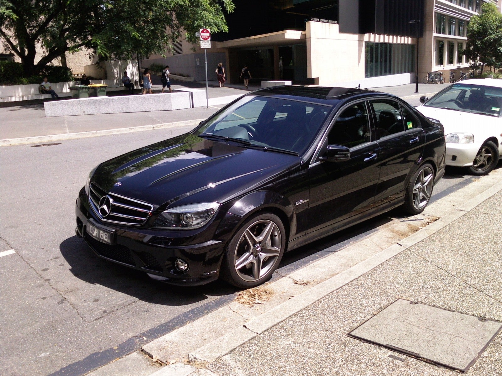 Spotted Mercedes C63 AMG