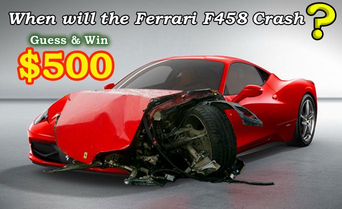 Ferrari F458 Crash Competition