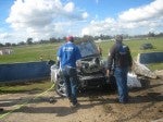 Win Public: Porsche Turbo Crash at Winton - front Win Public: Porsche Turbo Crash at Winton - front