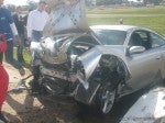 Crash Public: Porsche Turbo Crash at Winton - front left Crash Public: Porsche Turbo Crash at Winton - front left