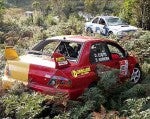 Tasmania Public: Mitsubishi Evo Crash - Targa Tasmania 2008 Tasmania Public: Mitsubishi Evo Crash - Targa Tasmania 2008