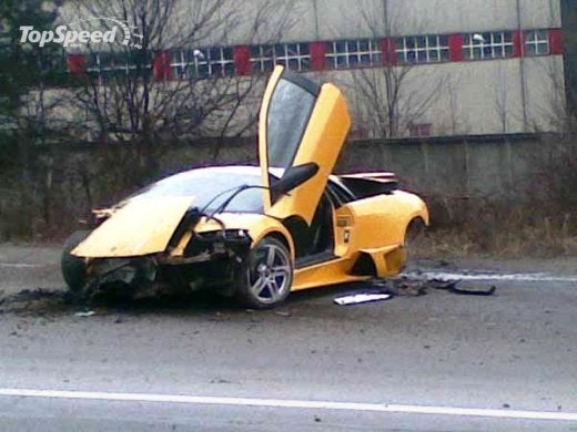 Posted in Car Crash Lamborghini Murcielago Ukraine Wrecked Exotics
