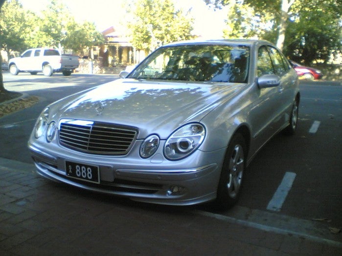 SA numeric plates 888 - Mercedes Benz