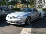 Ferrari _550 Australia Exotic Spotting in Melbourne: Mercedes Benz SL550 - front left (Crown Casino, Vic, 23 May 08)