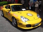 BiTurbo   Exotic Spotting in Europe: Porsche 911 Gemballa GT500 Biturbo Type 996 - front - Dustball 4000 Rally (Piazza Republica, Florence, Italy, 17-Jun-06)