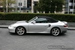 Cabriolet   Exotic Spotting in Melbourne: Porsche 911 Turbo Cabriolet [996] - profile left 2 (Crown Casino, Vic, 30 March 08)