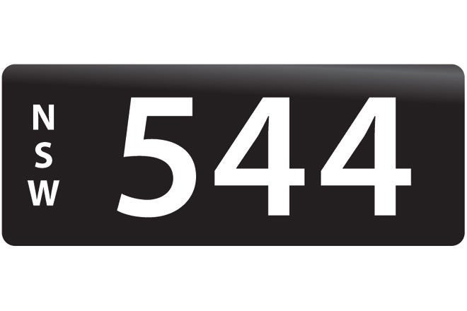 Standard Nsw Number Plate Size